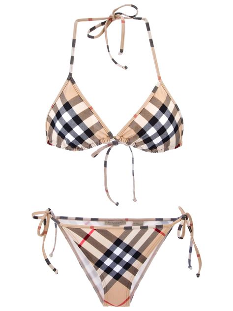 women burberry swim suit|burberry women's bikini.